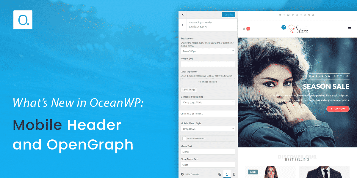 What’s New in OceanWP: Mobile Header & OpenGraph