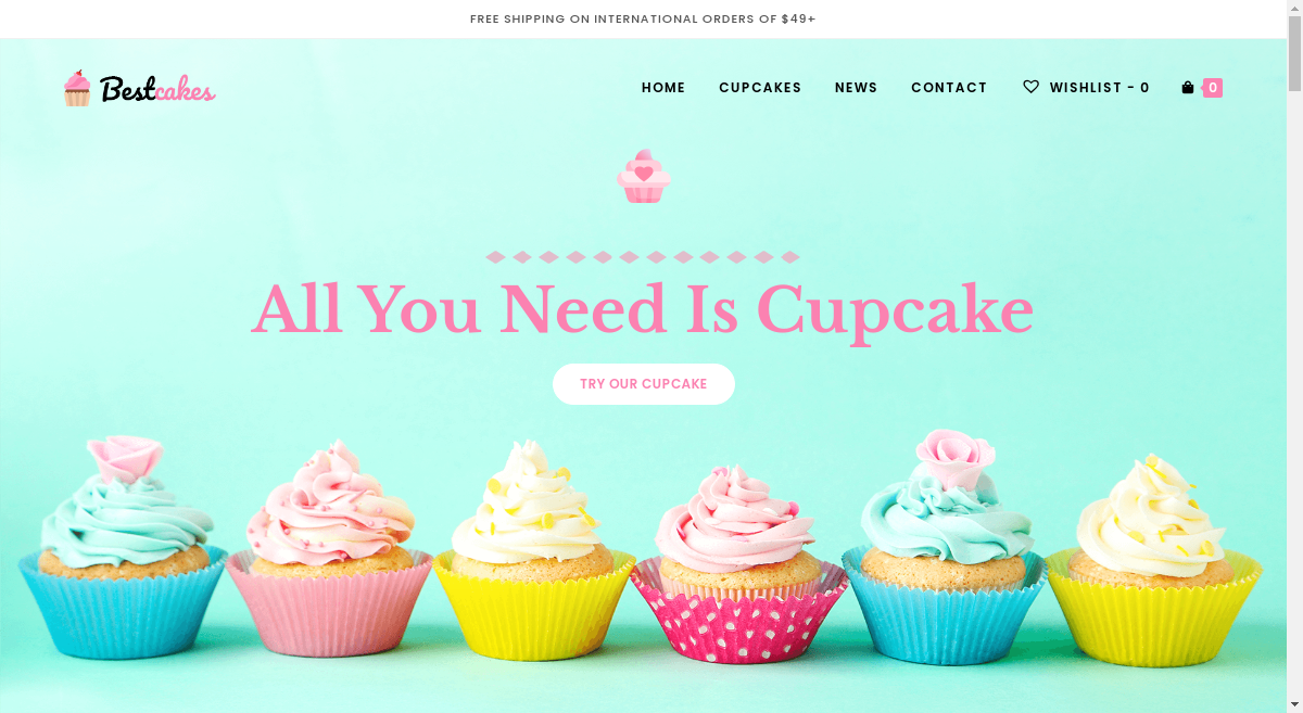 Cupcake Website Template Wix Cake Bakery Website Template - Etsy | Wix  templates, Bakery website, Website template