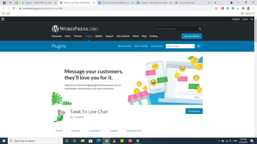 wordpress chat plugins tawk.to chat plugin