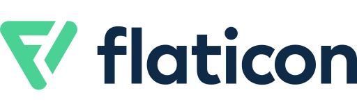 Flaticon logo dark png