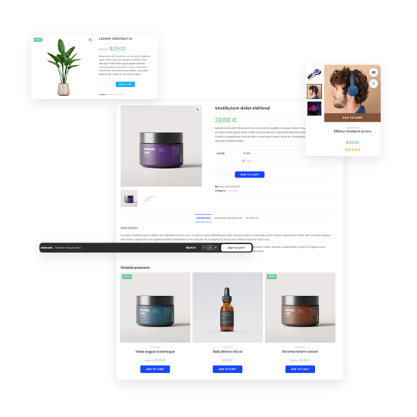 OceanWP single product features for WooCommerce display