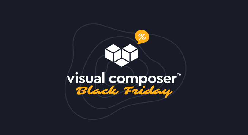 Visual Composer Black Friday 2023 promo banner