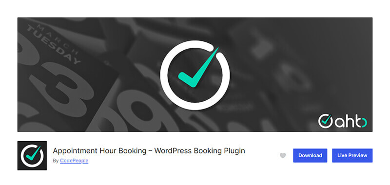 Appointment Hour Booking plugin