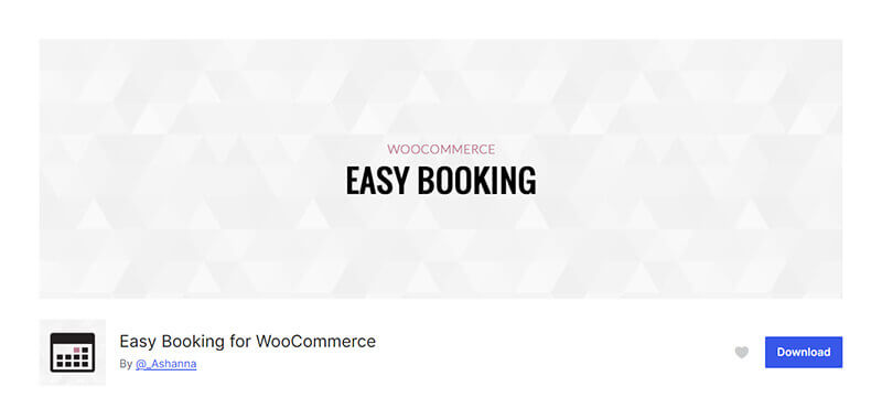 WooCommerce Easy Booking plugin